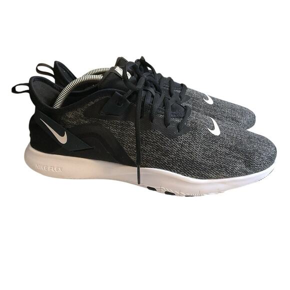 Nike Flex TR 9 Running Training Sneaker Women SZ 12 Black Anthricite AQ7491-002 - Picture 2 of 14